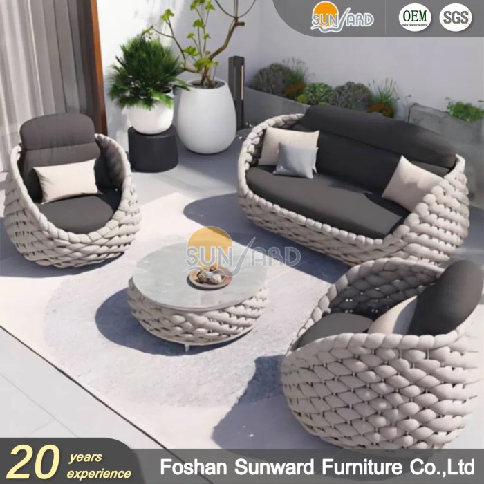 Mansion grade outdoor furniture