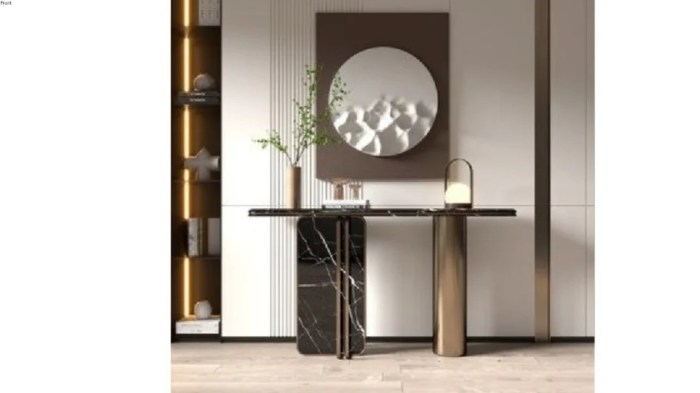 Luxury foyer console furniture